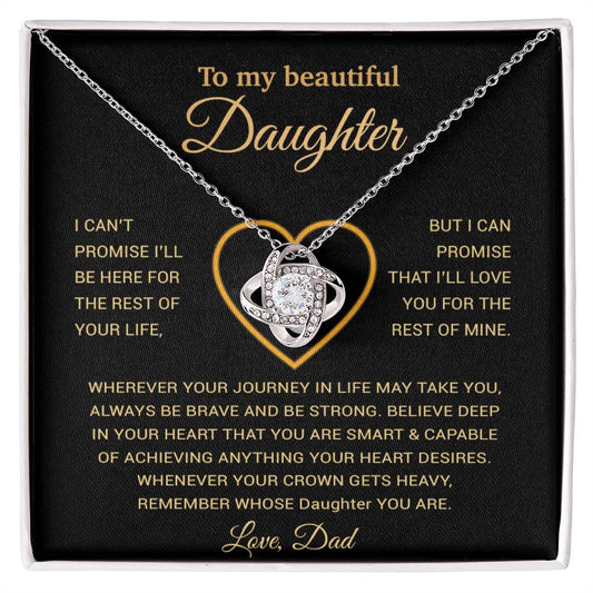 To My Daughter Necklace, Gift For Daughter From Dad, Daughter Father Necklace 25_11