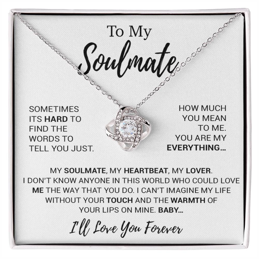 To My Soulmate Necklace, Soulmate Gift, Soulmate Jewelry Anniversary 16_8