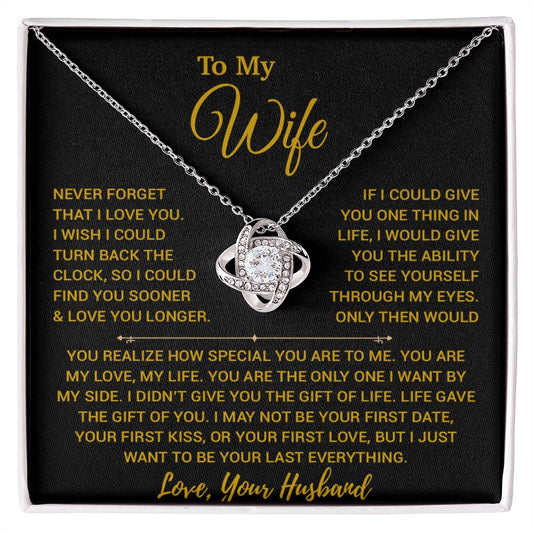 To My Wife Necklace, Vanlentines Gifts For Women, Anniversary Gift For Wife 14_2_Gold