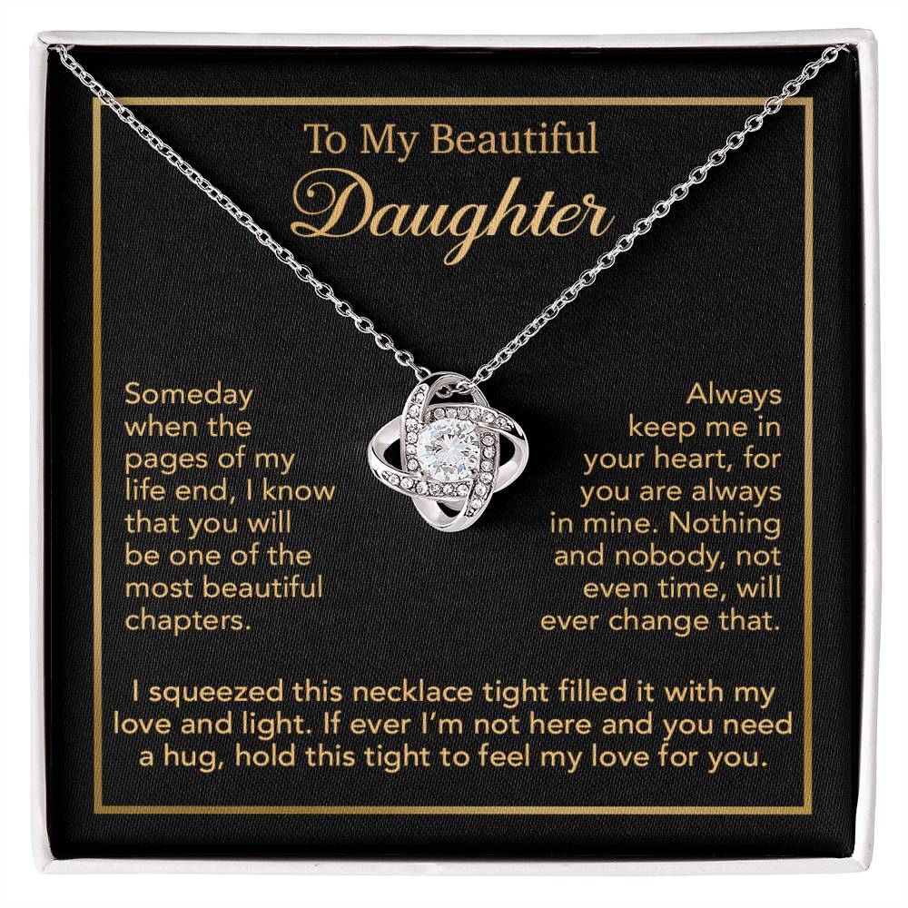 To My Daughter Necklace, Gift For Daughter From Dad, Daughter Father Necklace 14_11