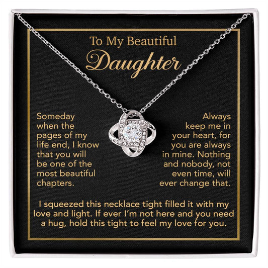 To My Daughter Necklace, Gift For Daughter From Dad, Daughter Father Necklace 14_11