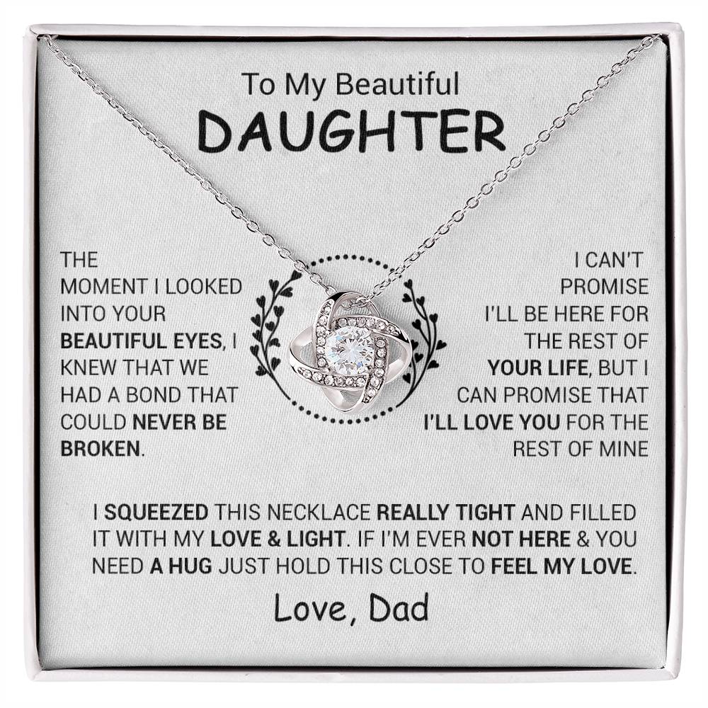 To My Daughter Necklace, Daughter Father Necklace, Daughter Gift From Dad 3_12