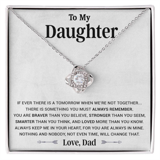 To My Daughter Necklace, Daughter Father Necklace, Daughter Gift from Dad 13_4