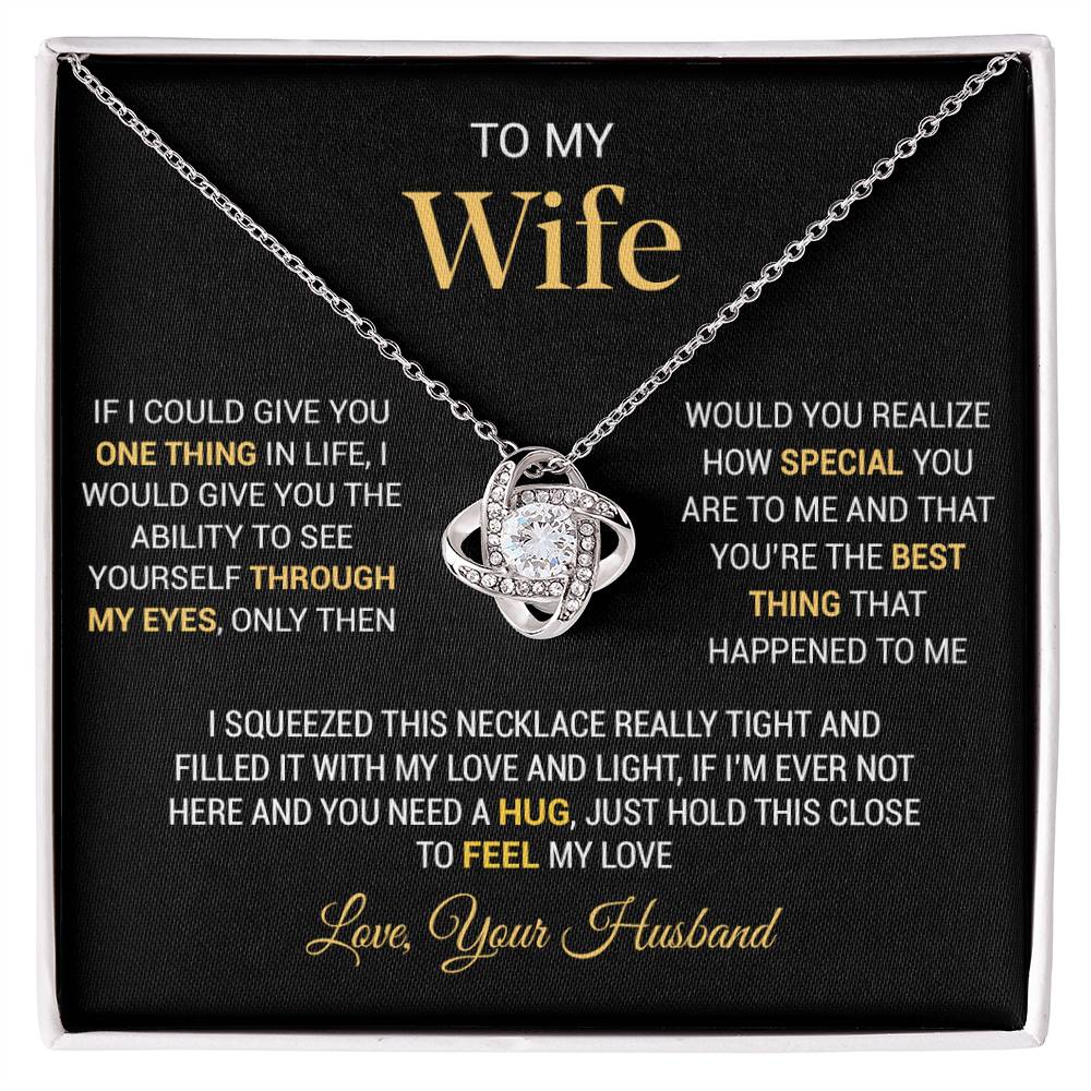 To My Wife Necklace, Gift For Wife, Anniversary Gift For Wife, Christmas Gift 20_11