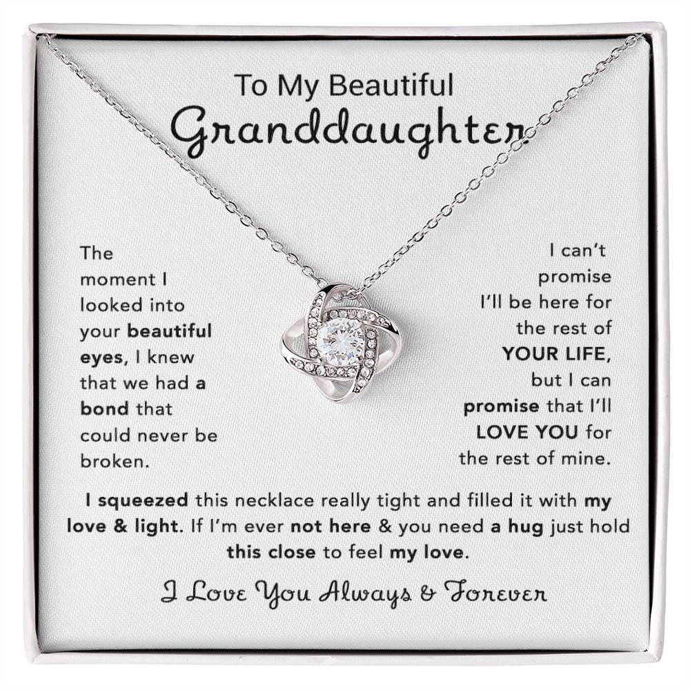 To My Granddaughter Necklace, Birthday Gift For Granddaughter, Birthday Gifts 13_12