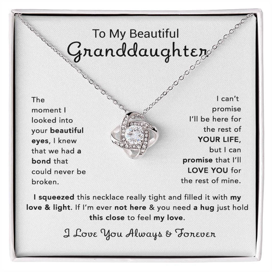 To My Granddaughter Necklace, Birthday Gift For Granddaughter, Birthday Gifts 13_12