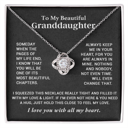 To My Granddaughter Necklace, Granddaughter Gifts From Grandma Grandmother 26_9