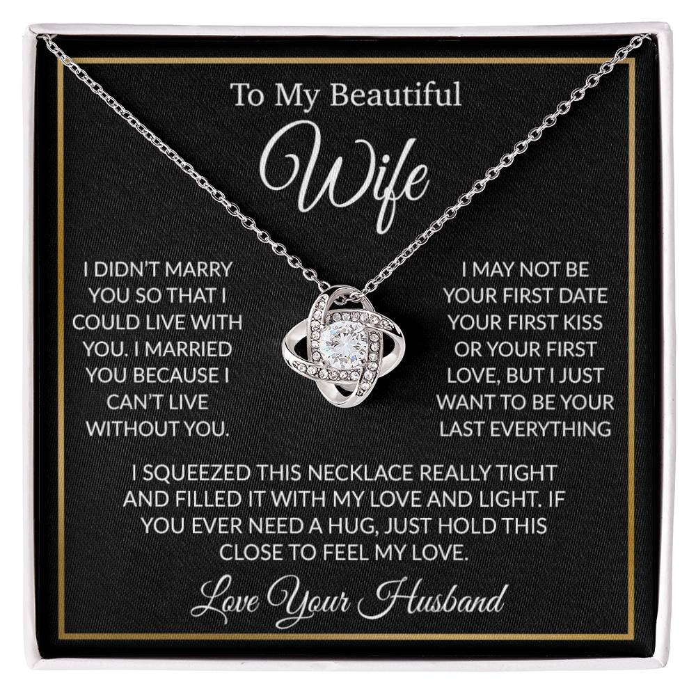To My Wife Necklace, Gift For Her, Gift For Wife, Wife Jewelry, Christmas Gift