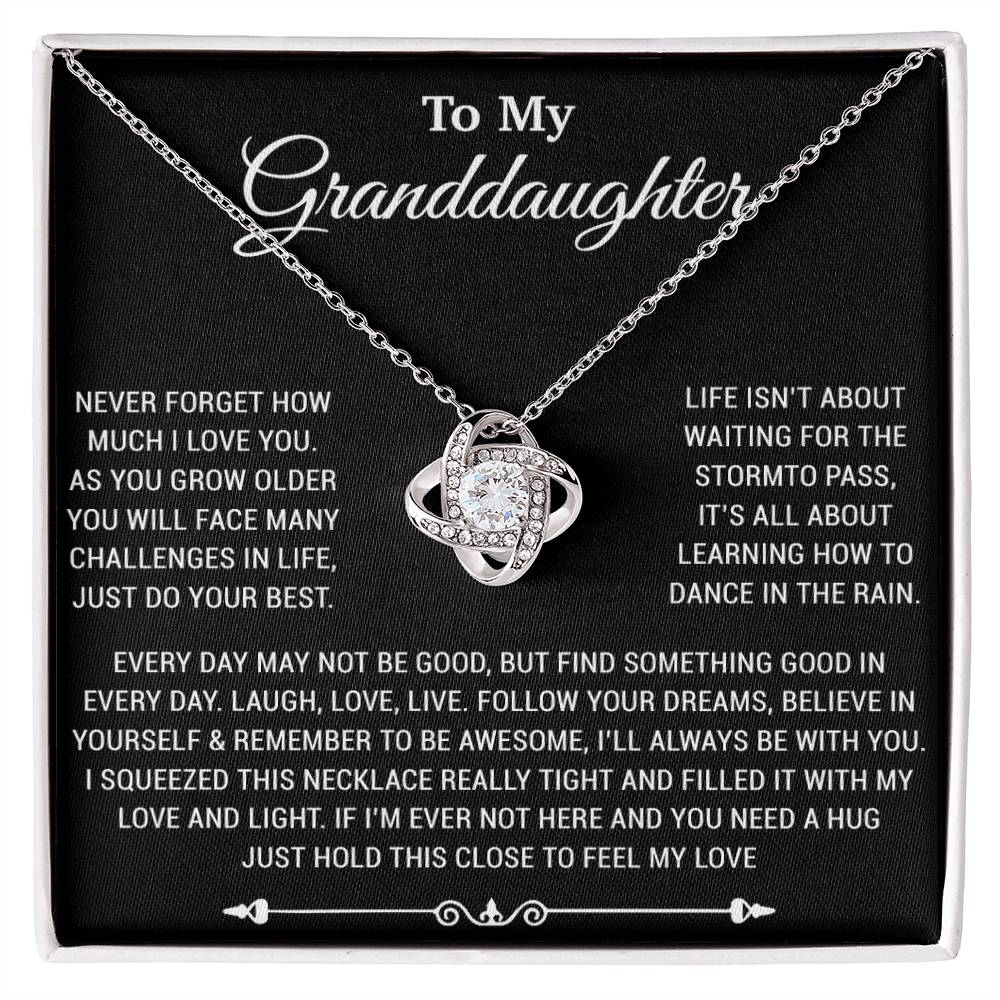 To My Granddaughter Necklace, Birthday Gift For Granddaughter, Birthday Gifts 26_10