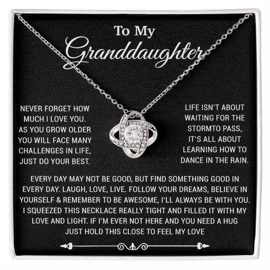 To My Granddaughter Necklace, Birthday Gift For Granddaughter, Birthday Gifts 26_10