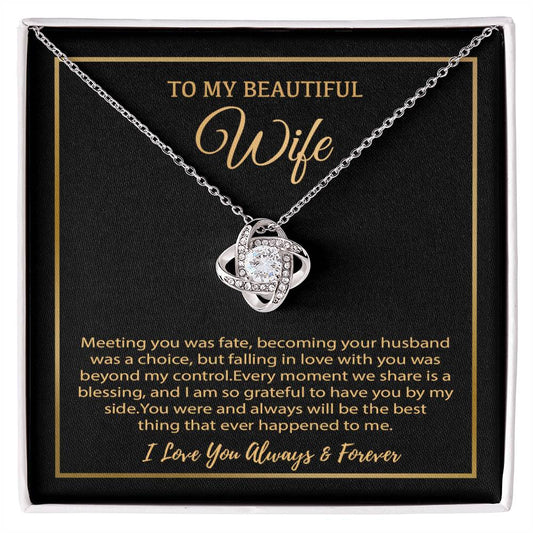 To My Wife Necklace, Christmas Gifts For Women, Anniversary Gift For Wife 19_12