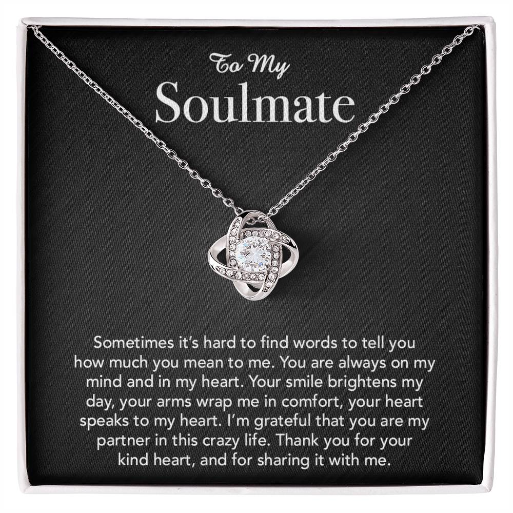 To My Soulmate Necklace, Gift For Wife, Anniversary Gift, Christmas Gift 3_5