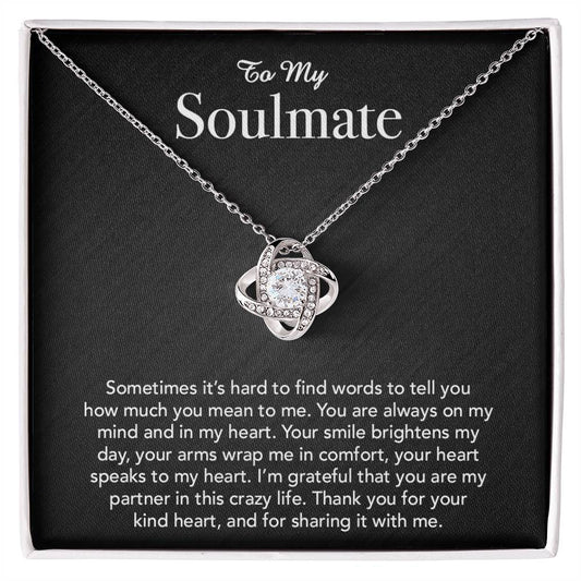 To My Soulmate Necklace, Gift For Wife, Anniversary Gift, Christmas Gift 3_5