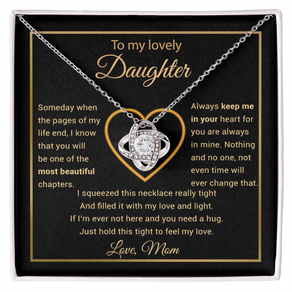 To My Daughter Necklace, Gift for Daughter from Mom, Daughter Mother Necklace 27_11