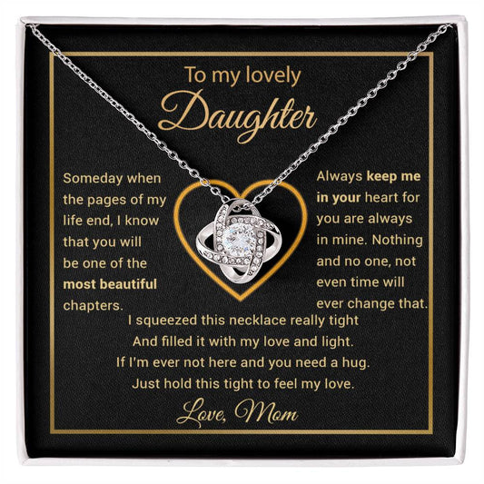 To My Daughter Necklace, Gift for Daughter from Mom, Daughter Mother Necklace 27_11