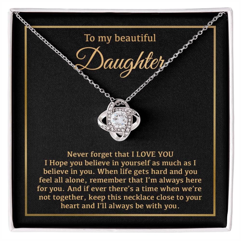 To My Daughter Necklace, Daughter Father Necklace, Daughter Gift From Dad, Mom 14_1