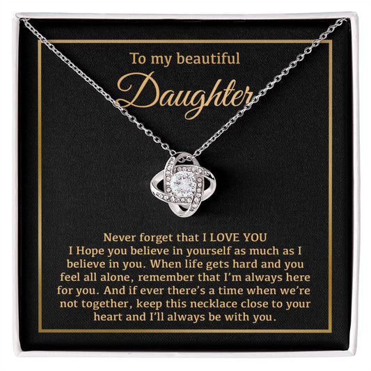 To My Daughter Necklace, Daughter Father Necklace, Daughter Gift From Dad, Mom 14_1