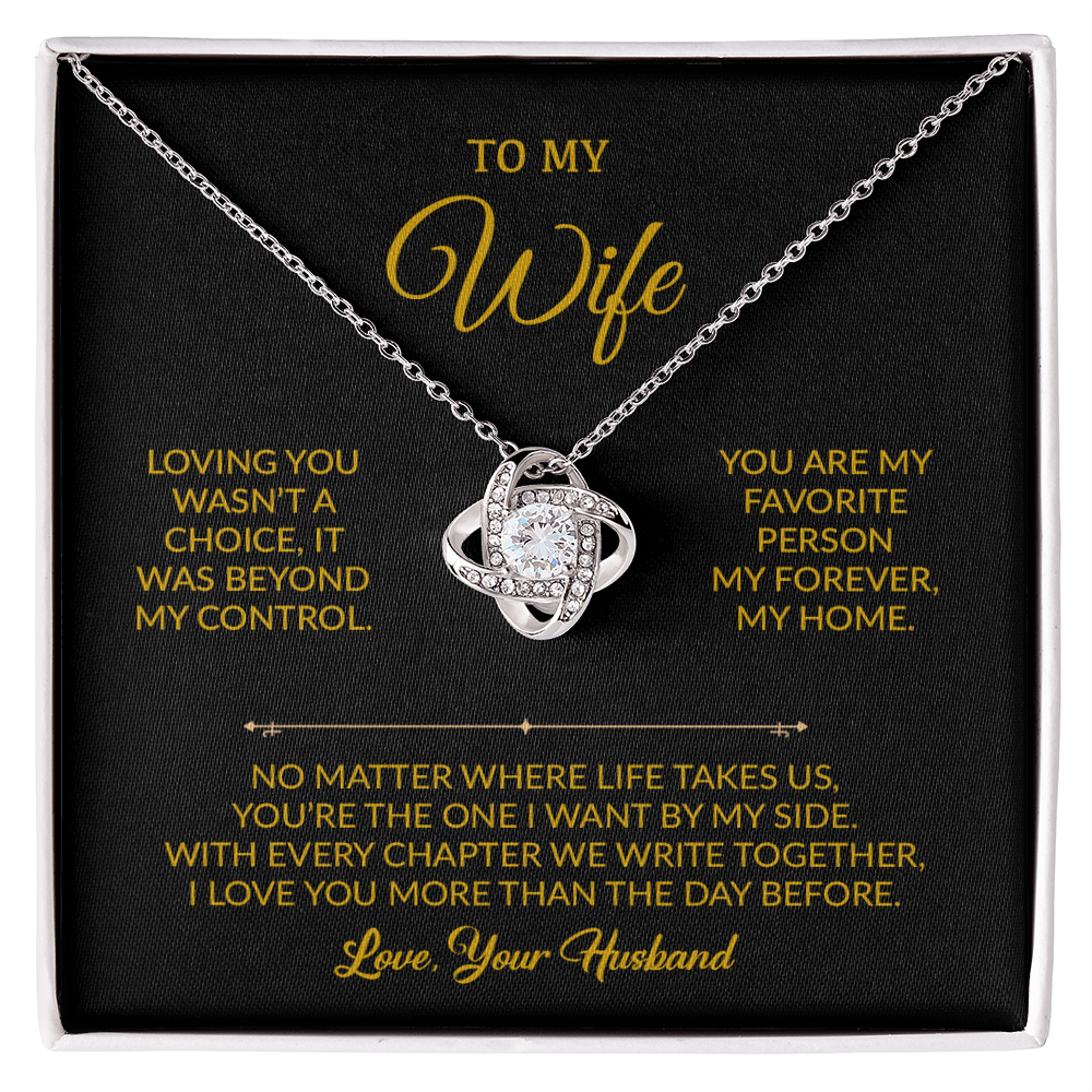 To My Wife Necklace, Gift For Wife, Anniversary Gift For Wife, Necklace For Wife