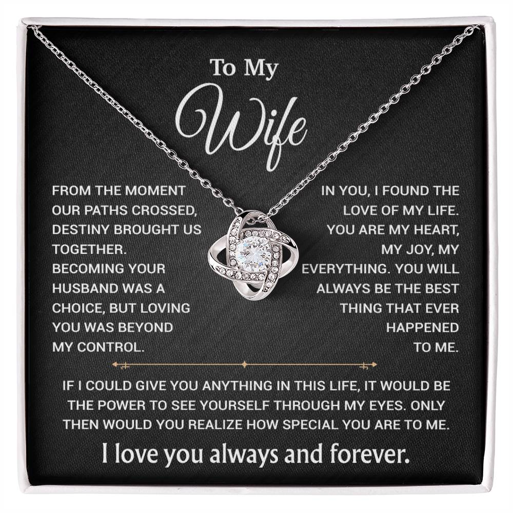 To My Wife Necklace, Christmas Gifts For Women, Anniversary Gift For Wife 25_2