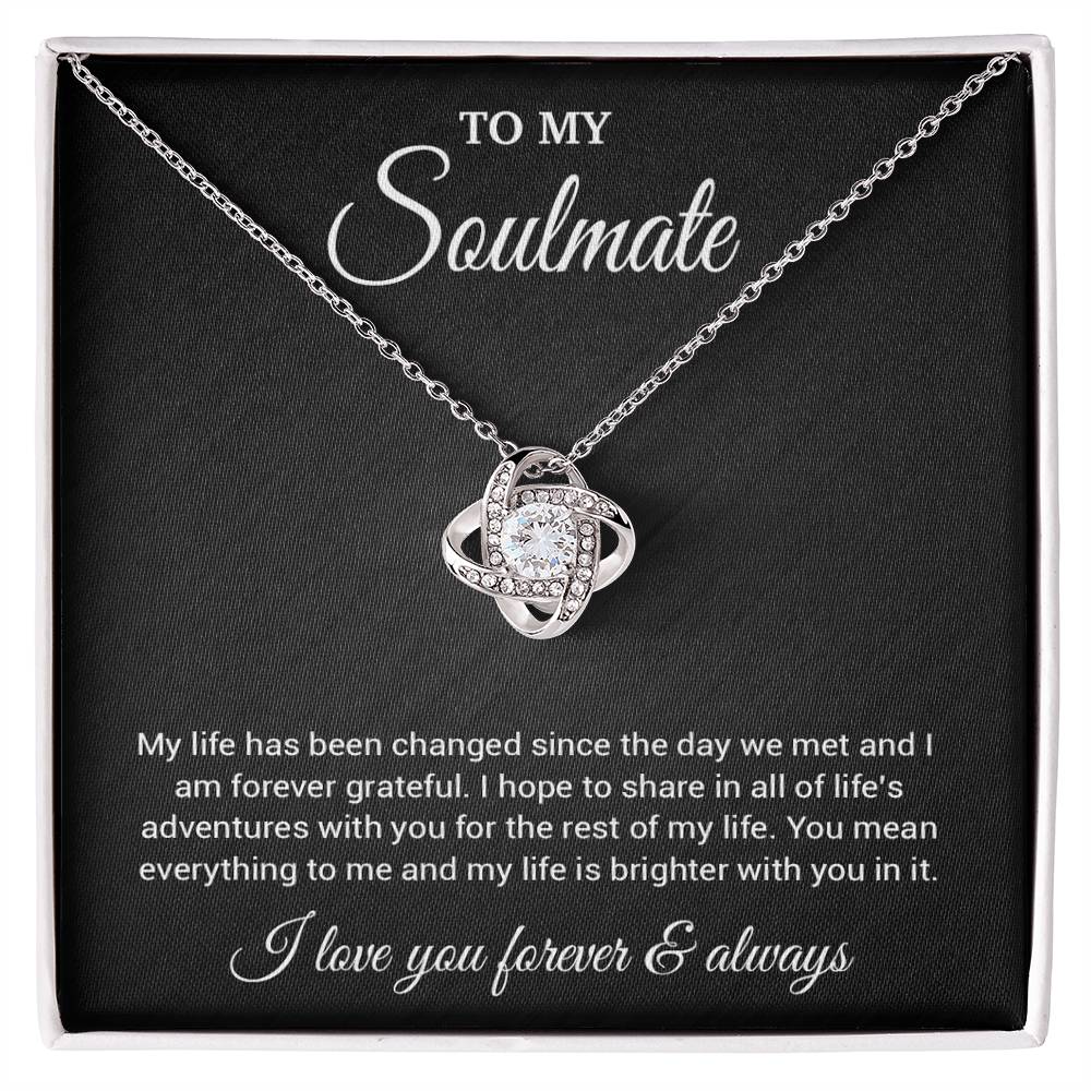 To My Soulmate Necklace, Valentines Day Gift, Gift For Wife, Anniversary Gift 1_4