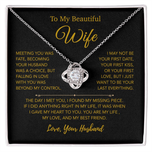 To My Wife Necklace, Vanlentines Gifts For Women, Anniversary Gift For Wife 22_1_Gold