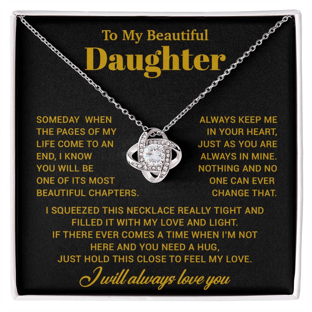 To My Daughter Necklace, Gift for Daughter from Dad, Father Daughter Necklace 7_11