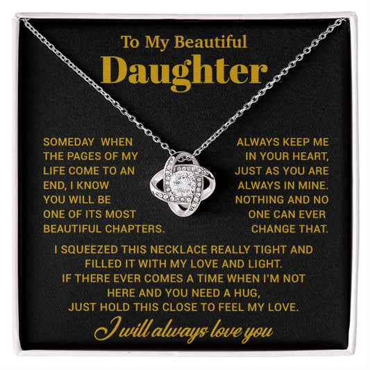 To My Daughter Necklace, Gift for Daughter from Dad, Father Daughter Necklace 7_11