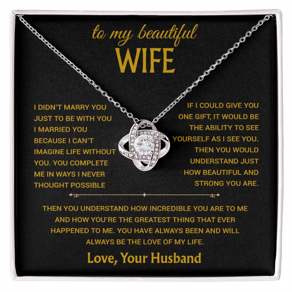 To My Wife Necklace, Christmas Gifts For Women, Anniversary Gift For Wife 14_12
