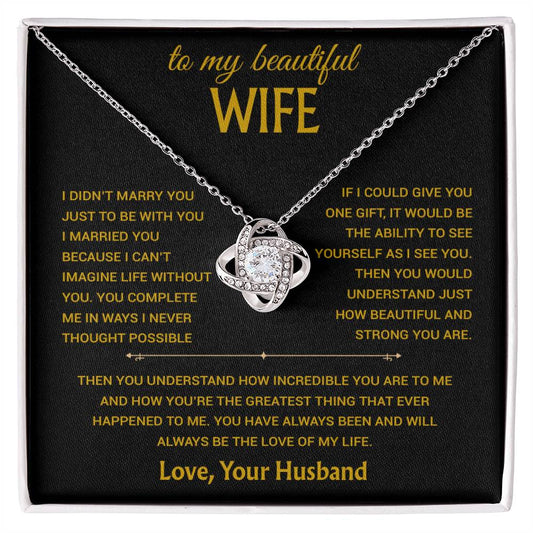 To My Wife Necklace, Christmas Gifts For Women, Anniversary Gift For Wife 14_12