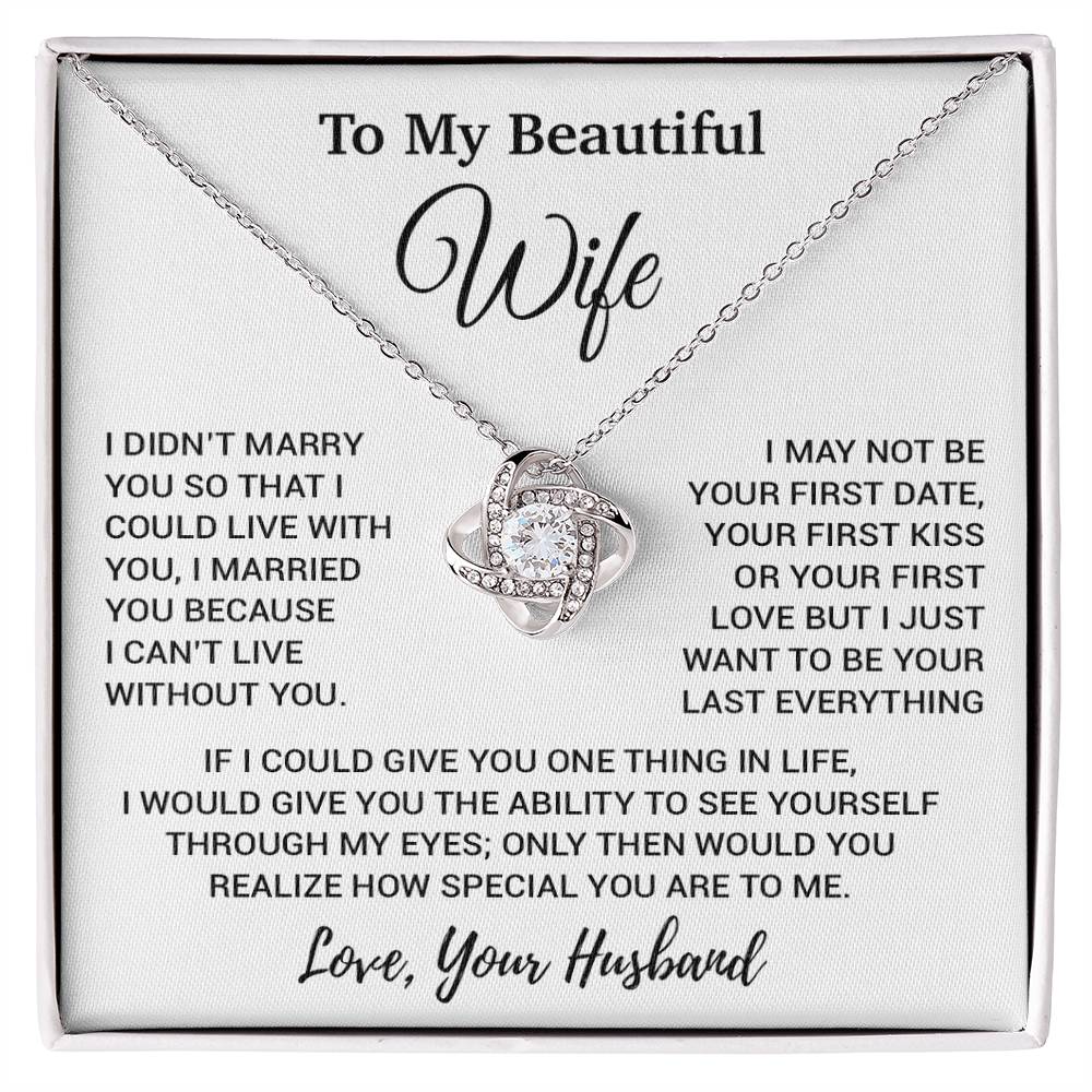 To My Wife Necklace, Gift From Husband, Anniversary Jewelry Gifts Wife 11_8