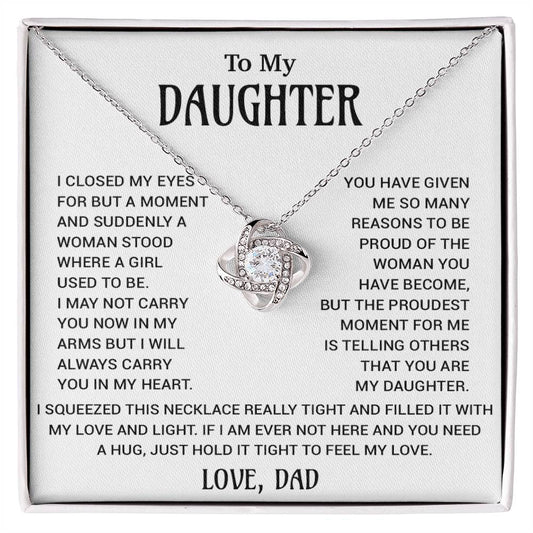 To My Daughter Necklace, Gift for Daughter from Dad, Daughter Father Necklace 18_10