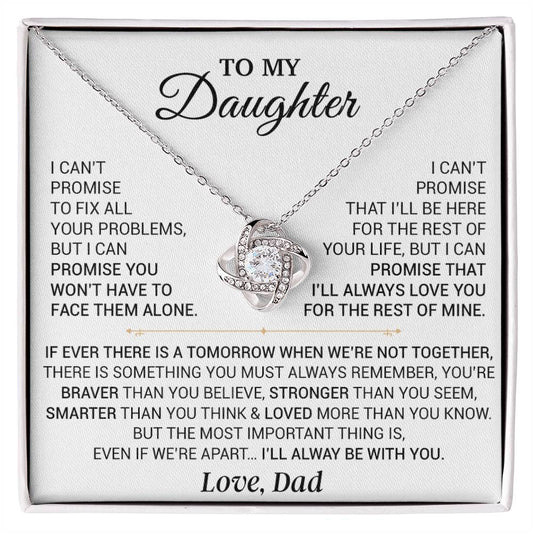 To My Daughter Necklace, Gift for Daughter from Dad,Daughter Father Necklace 9_9