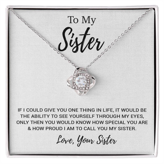 To My Sister Necklace, Brother to Sister, Birthday gift For Sister from Brother 11_3