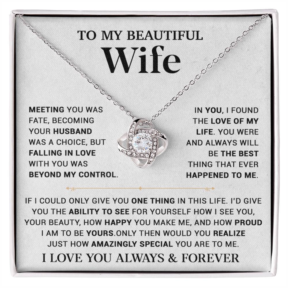 To My Wife Necklace, Gift For Wife, Anniversary Gift,Christmas Gift 22_11