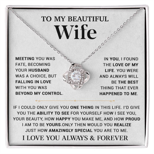 To My Wife Necklace, Gift For Wife, Anniversary Gift,Christmas Gift 22_11