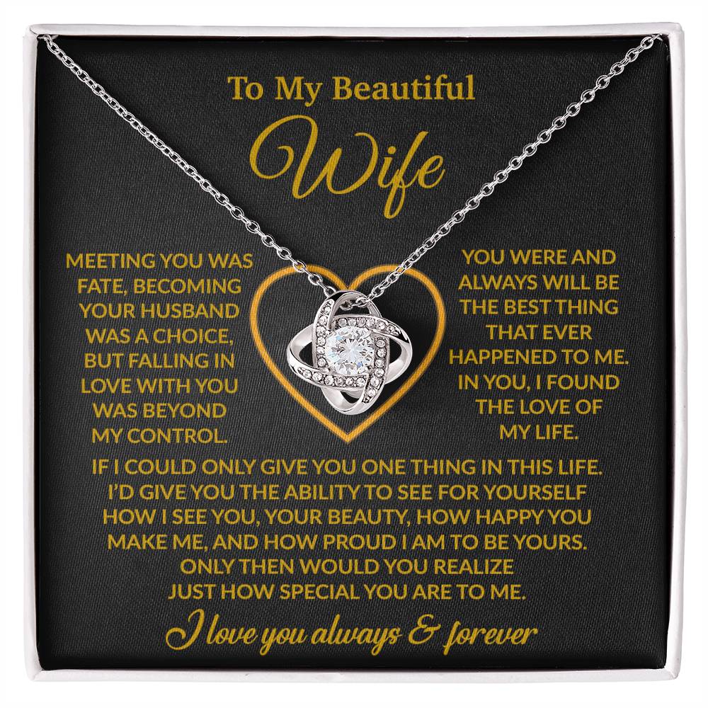 To My Wife Necklace, Wife Gift from Husband, Christmas Gift 27_11