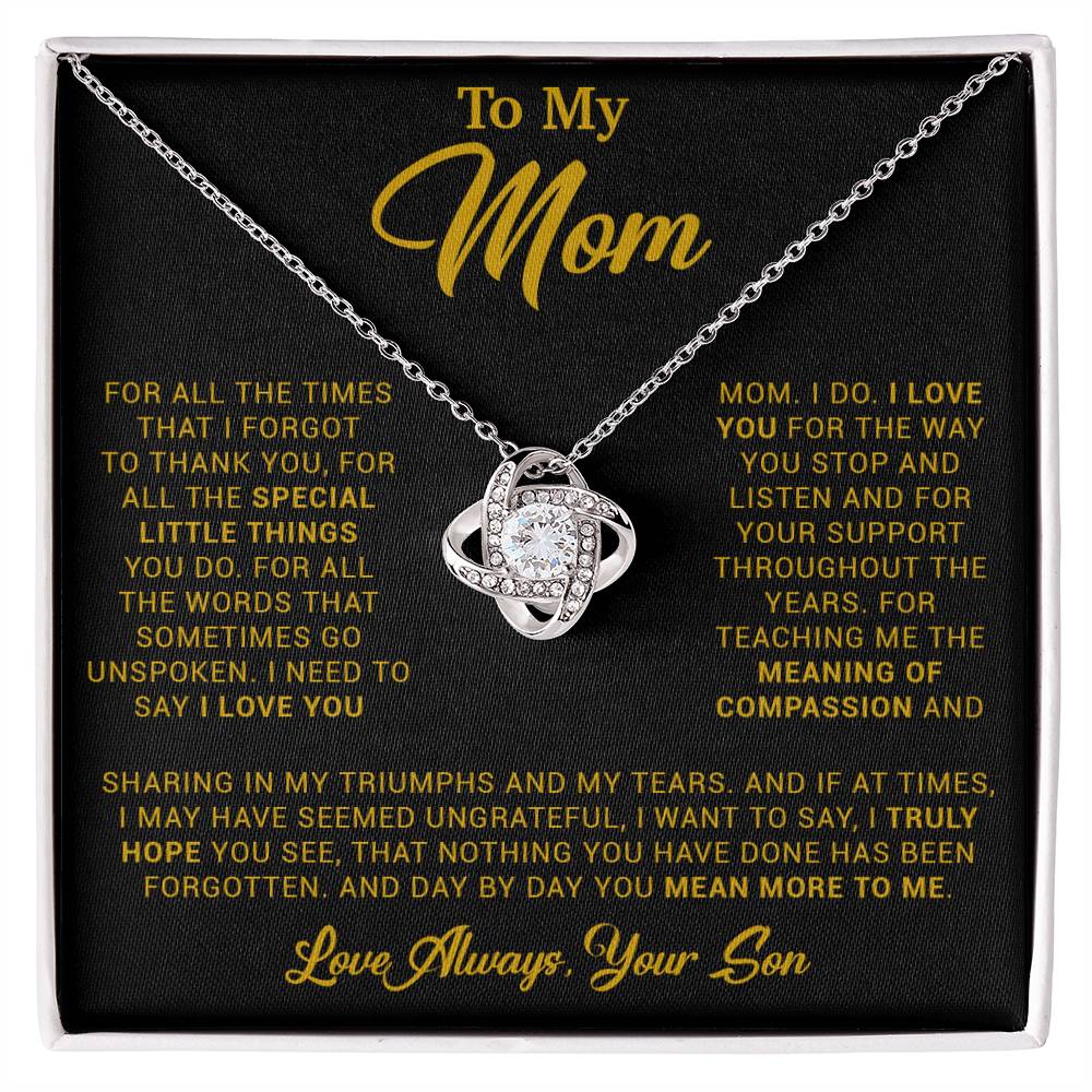 To My Mom Gift for Mother from Son From Daughter Mom Birthday Gift, Mothers Day_ 3_4_Gold