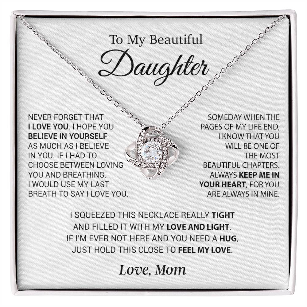 To My Daughter Necklace, Daughter Mother Necklace, Daughter Gift From Mom 4_11