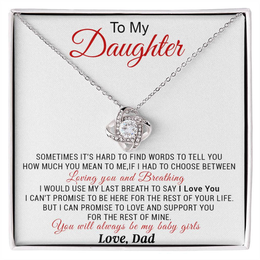 To My Daughter Necklace, Daughter Father Necklace, Daughter Gift from Dad 5_11