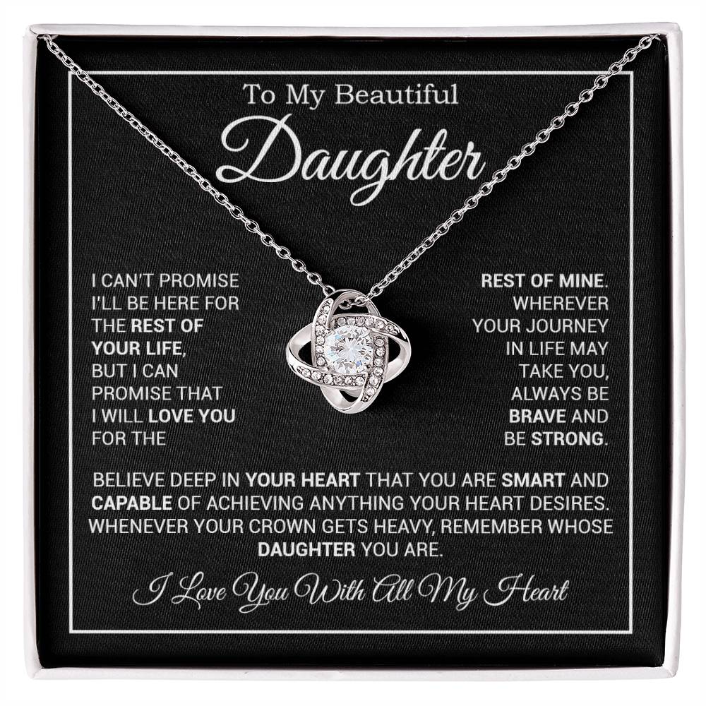 To My Daughter Necklace, Gift for Daughter from Dad And Mom Daughter