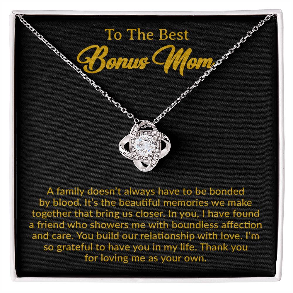 To My Bonus Mom Necklace from Daughter Son, Step Mom Gift, Mother's Day 10_12
