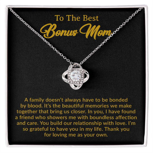To My Bonus Mom Necklace from Daughter Son, Step Mom Gift, Mother's Day 10_12