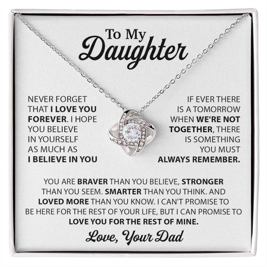 To My Daughter Necklace Gift for Daughter from Dad,Daughter Father Necklace 30_10