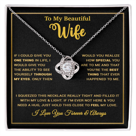 To My Wife Necklace, Gift For Wife, Anniversary Gift For Wife, Christmas Gift 30_11