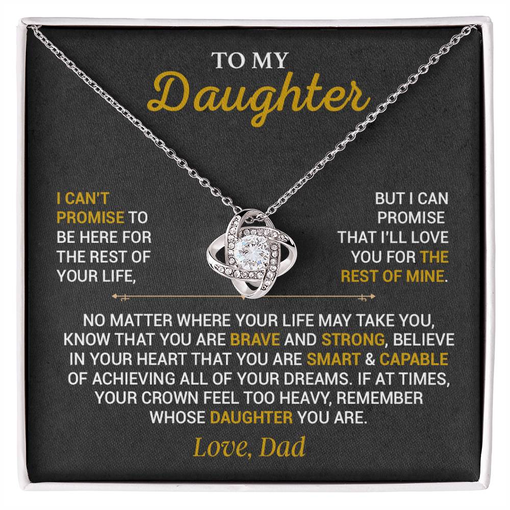 To My Daughter Necklace, Gift for Daughter from Dad,Daughter Father Necklace 7_10