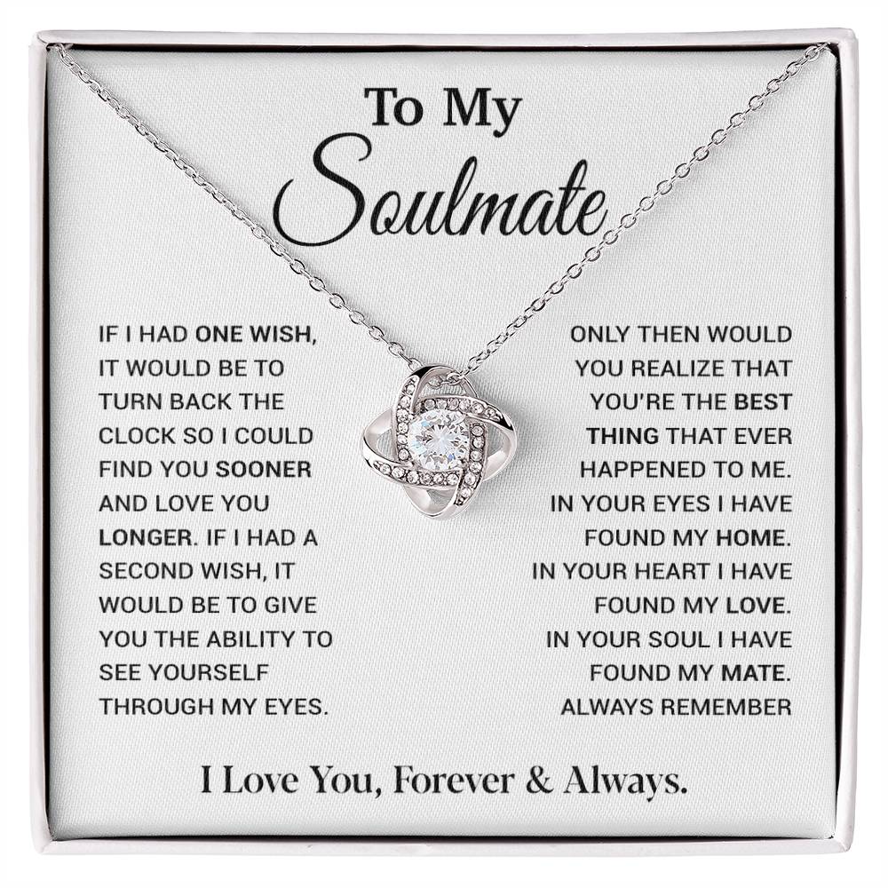 To My Soulmate Necklace, Soulmate Gift, Gift For Girlfriend, Christmas Gift 9_12