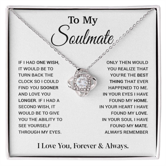 To My Soulmate Necklace, Soulmate Gift, Gift For Girlfriend, Christmas Gift 9_12