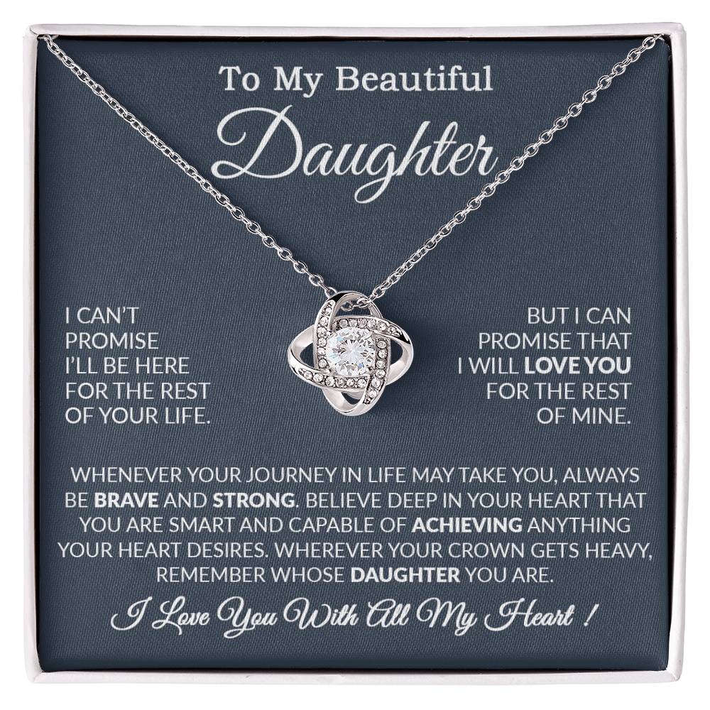 To My Daughter Necklace Gift From Dad, Daughter Gift, Father Daughter Necklace 15_9