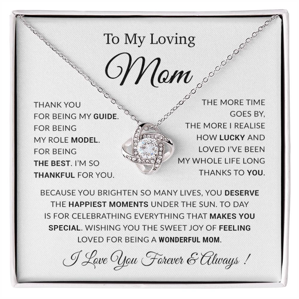 To My Mom Necklace, Gift For Mom, Mothers Day Gifts, Birthday Gift For Mom