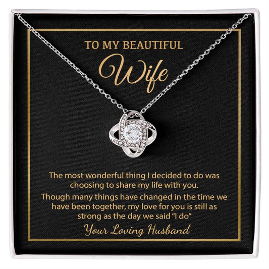 To My Wife Necklace, Christmas Gifts For Women, Anniversary Gift For Wife 4_12